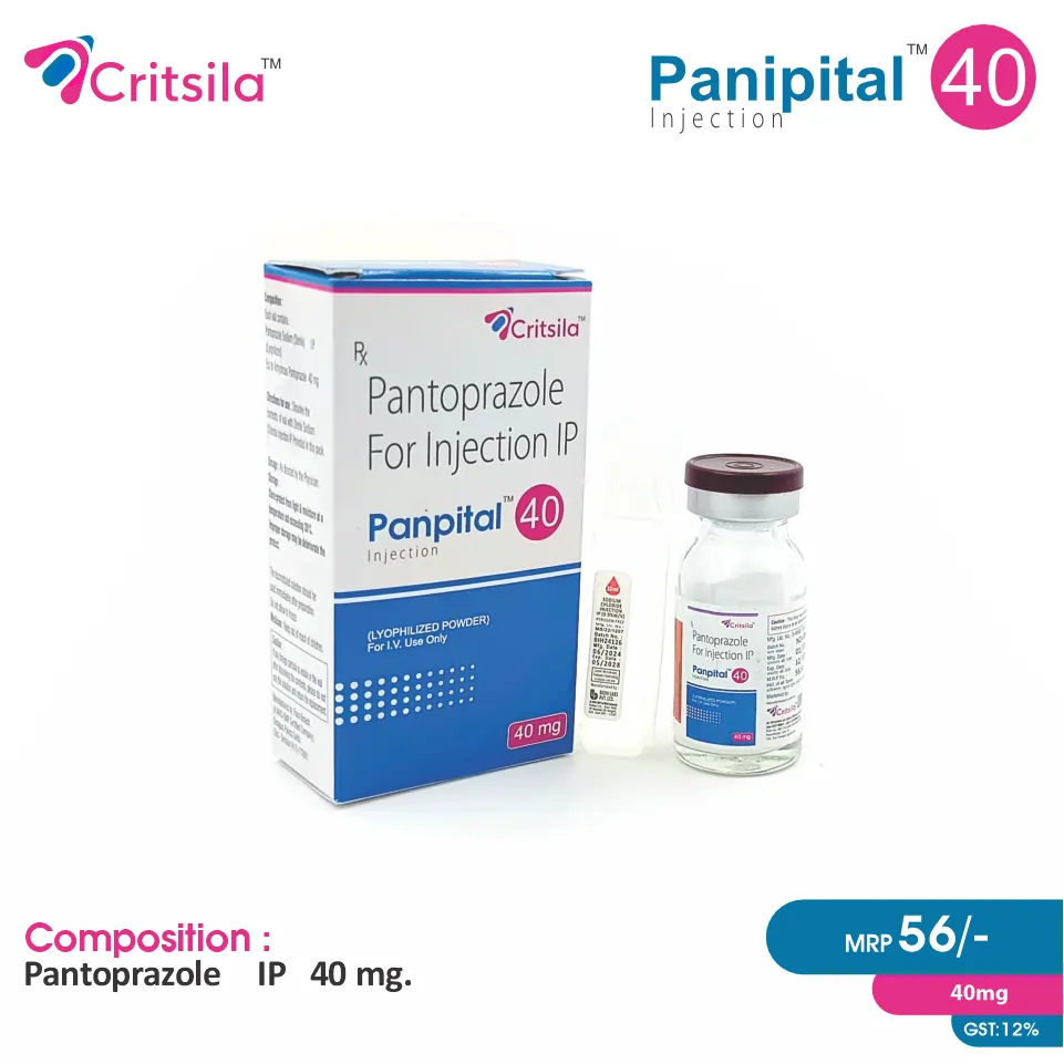 Pantoprazole (40mg) Injection at the best price in PCD Pharma Franchise for GERD Treatment.